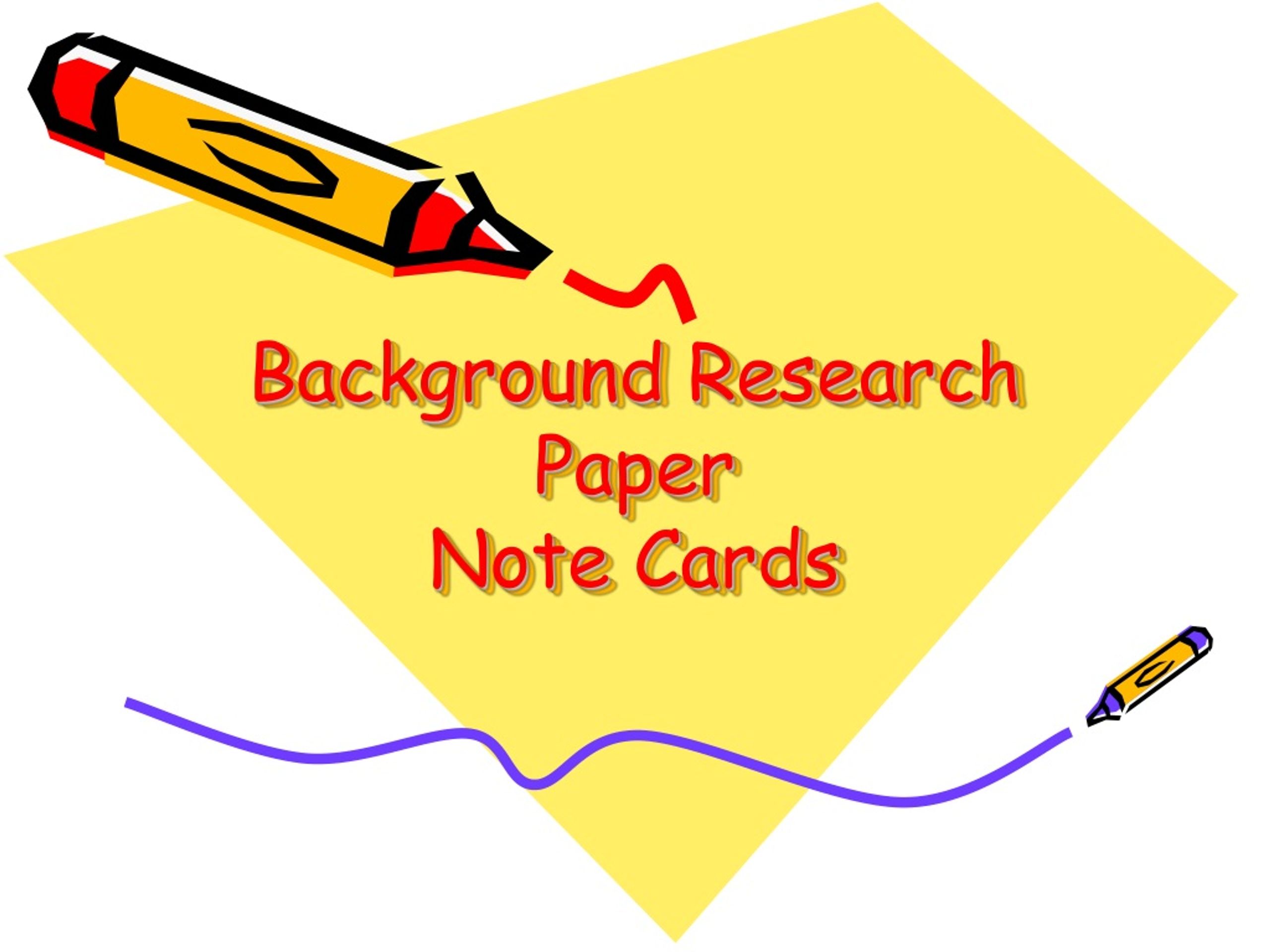 PPT - Background Research Paper Note Cards PowerPoint Presentation, free  download - ID:277514