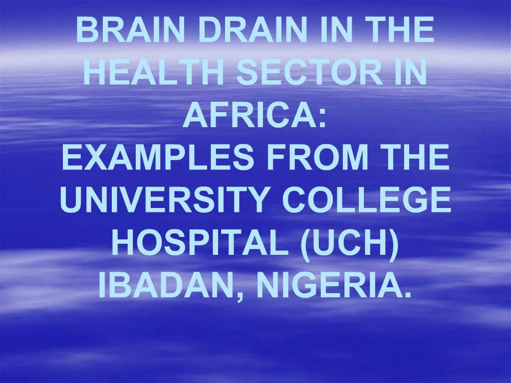 brain drain nigeria