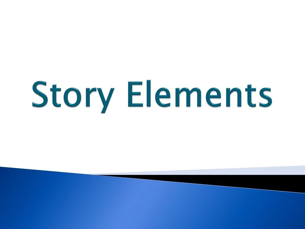 story elements n.