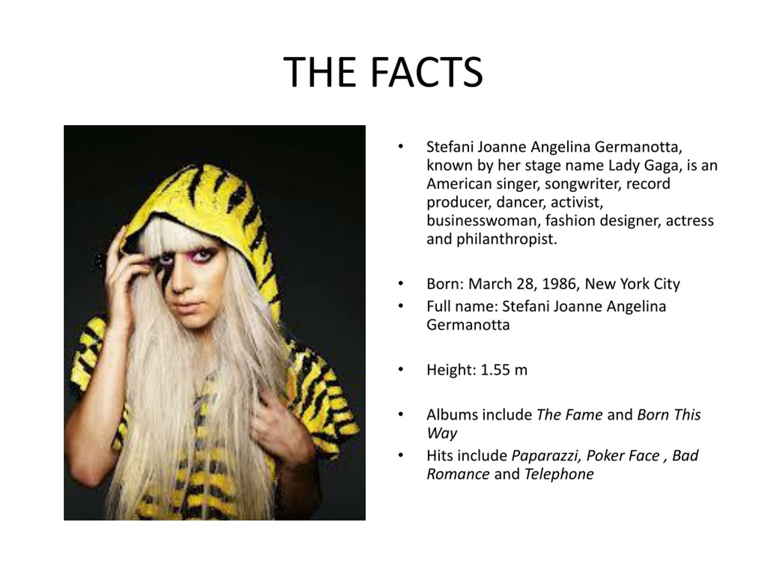 Леди гага на английском. Леди Гага факты. Леди Гага сообщение. Проект по английскому про леди Гага.