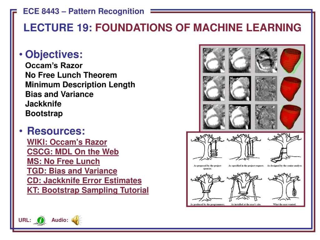 lecture 19 foundations of machine learning n.