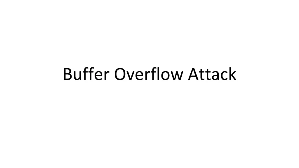 buffer overflow attack on mvc iis