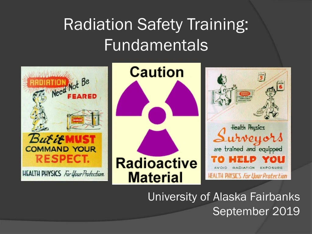 PPT - Radiation Safety Training: Fundamentals PowerPoint Presentation ...