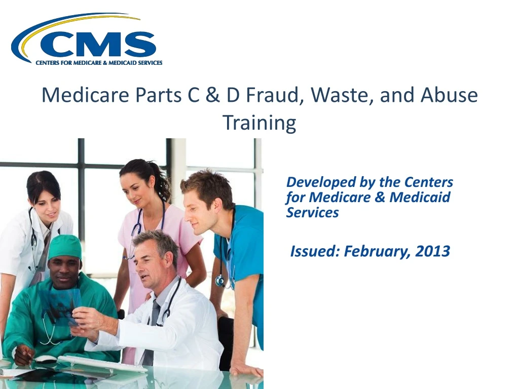 PPT Medicare Parts C & D Fraud, Waste, and Abuse Training PowerPoint