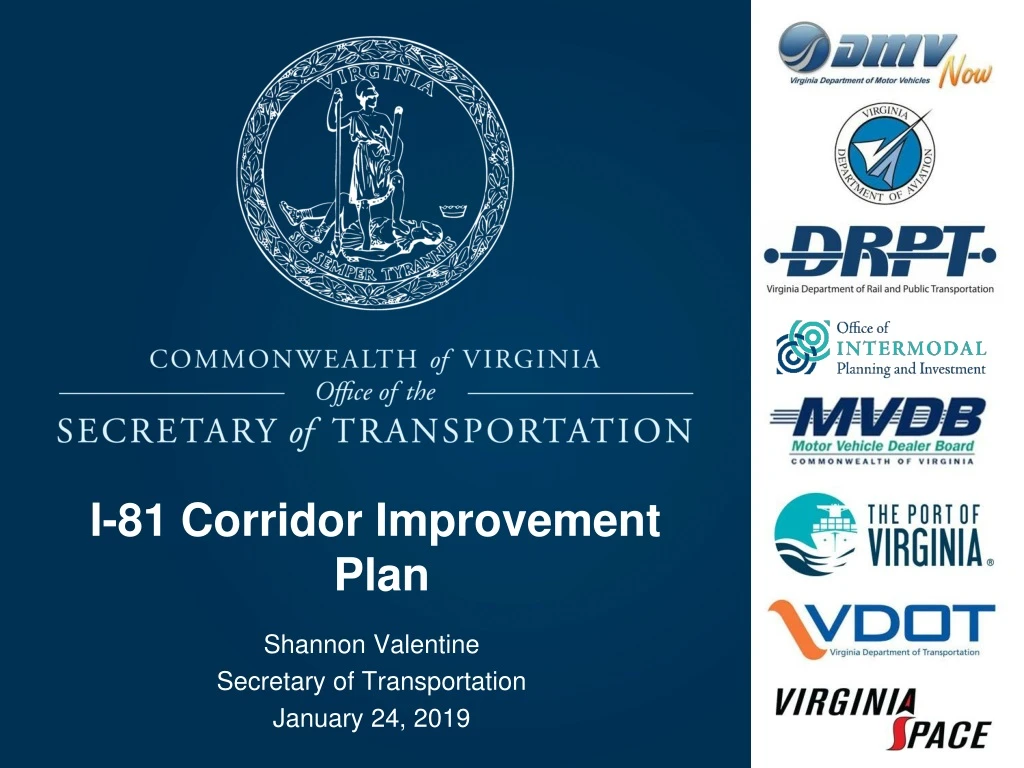 i 81 corridor improvement plan n.