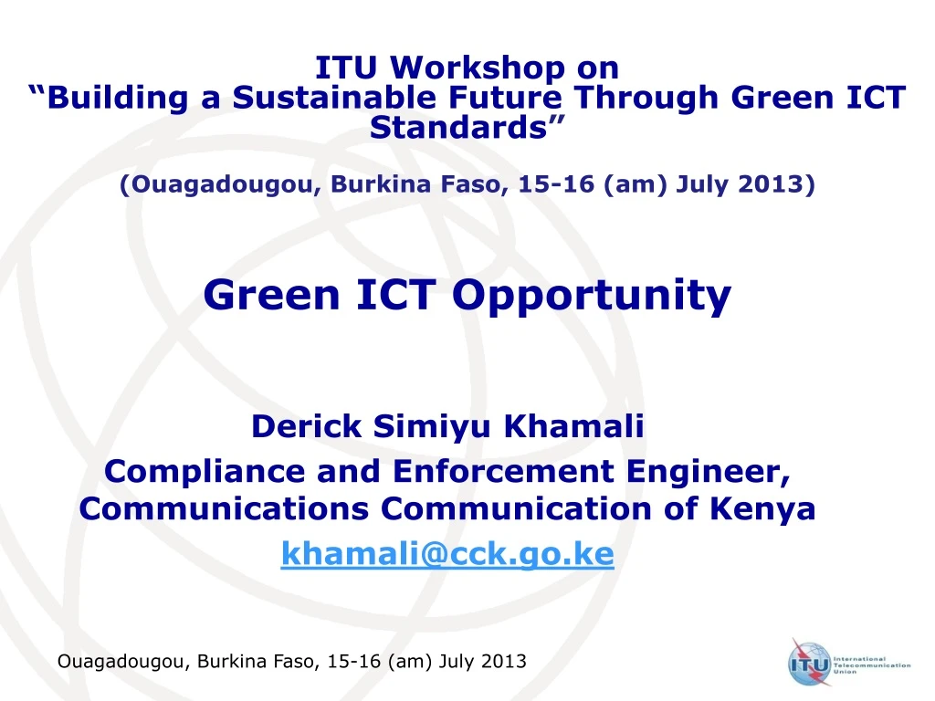 green ict opportunity n.