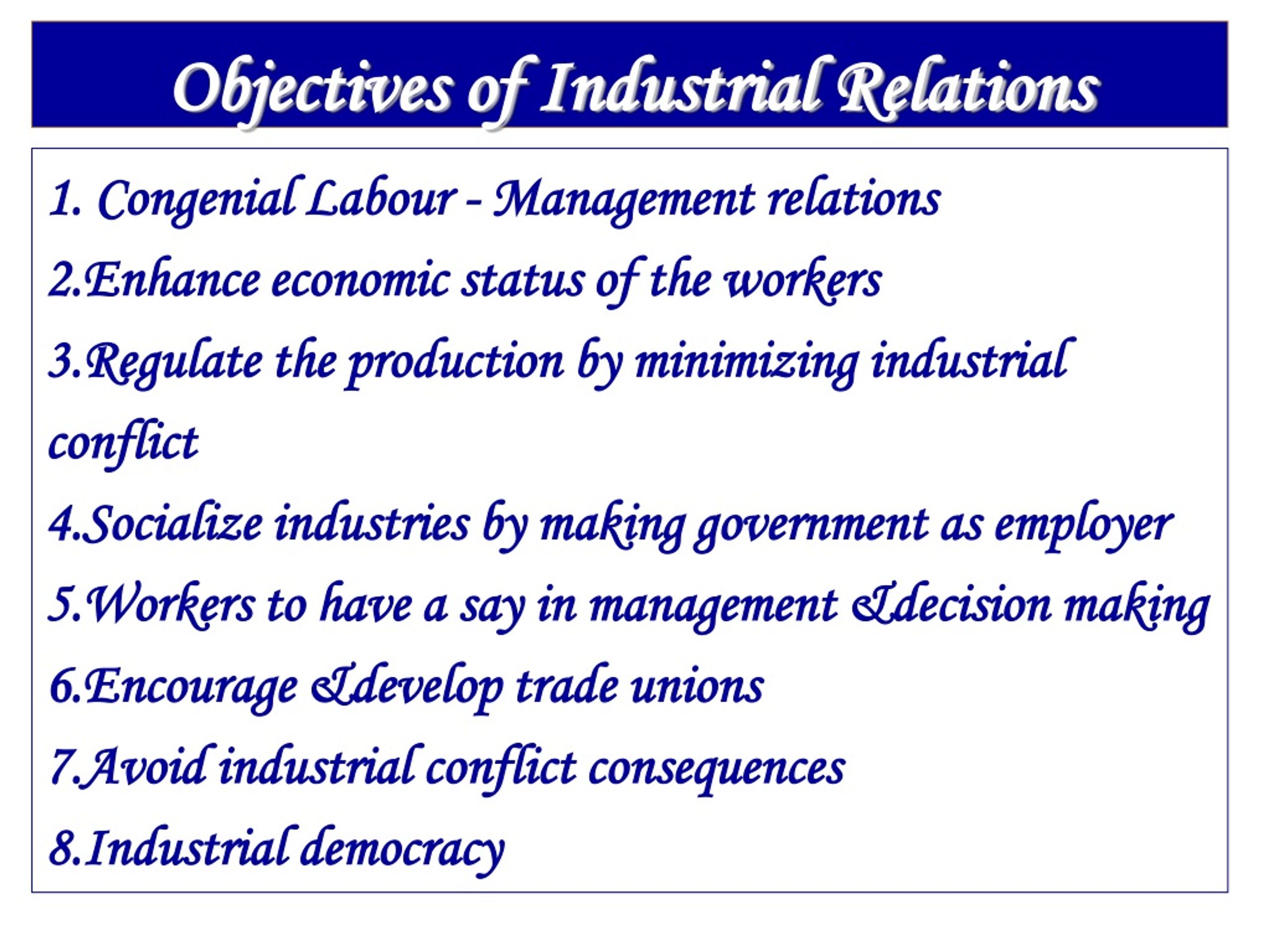 PPT Industrial Relations Arun Kumar Davay PowerPoint Presentation 