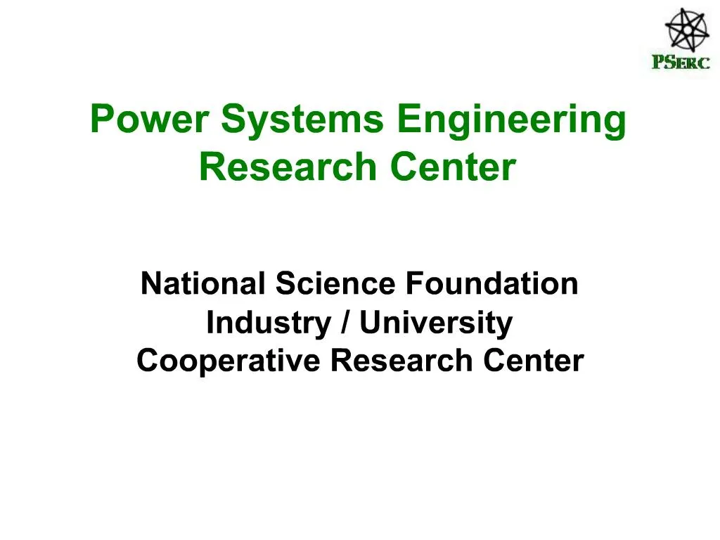 latest research topics in power system engineering