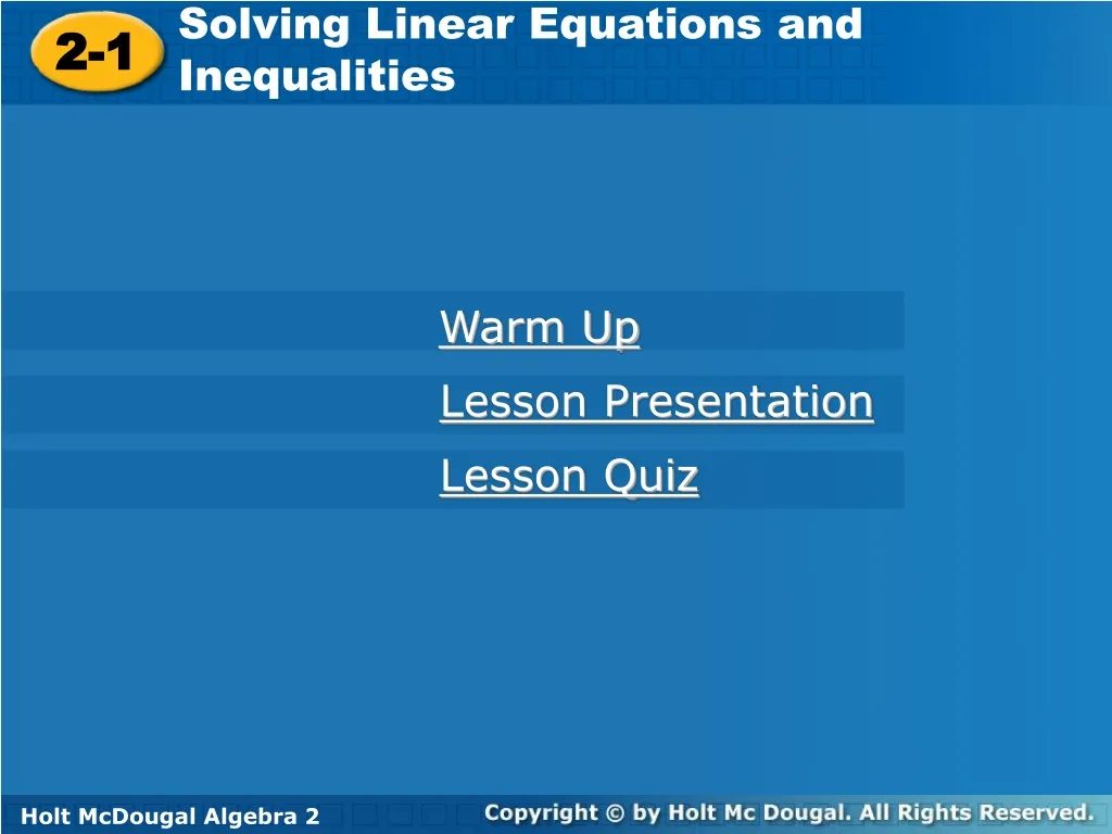 solving linear equations and inequalities n.