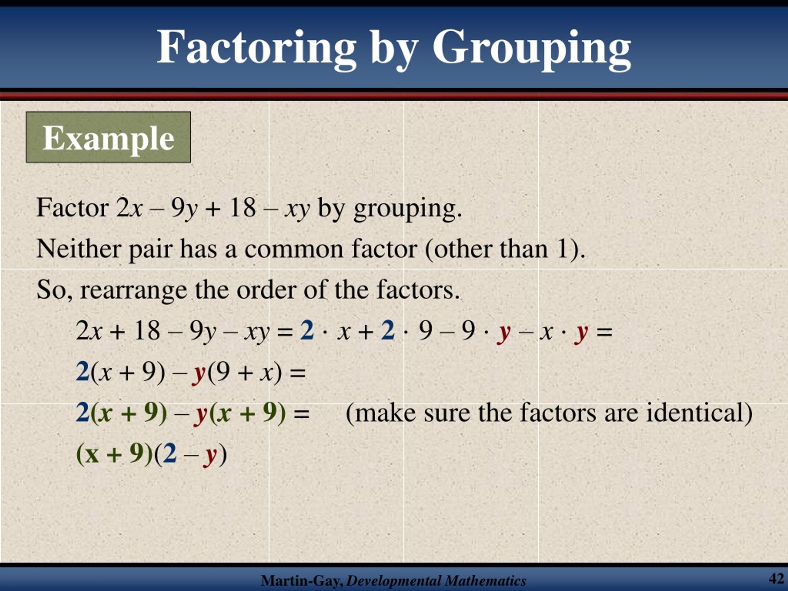 Ppt Factoring Polynomials Powerpoint Presentation Free Download Id