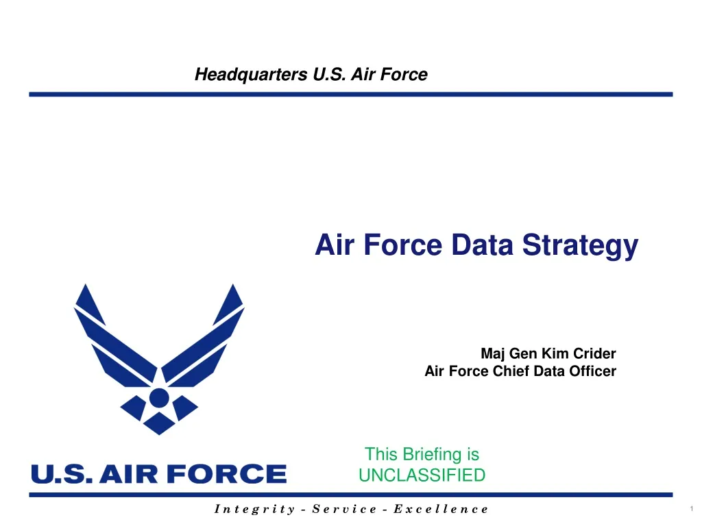 PPT Air Force Data Strategy PowerPoint Presentation, free download