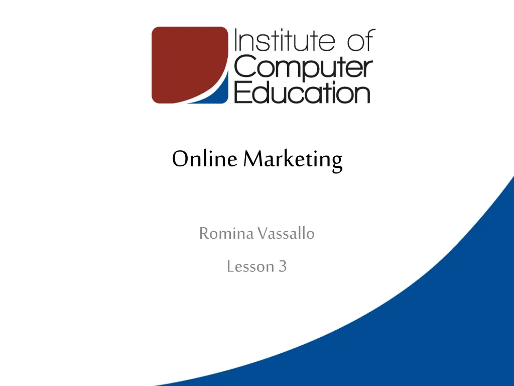 online marketing n.