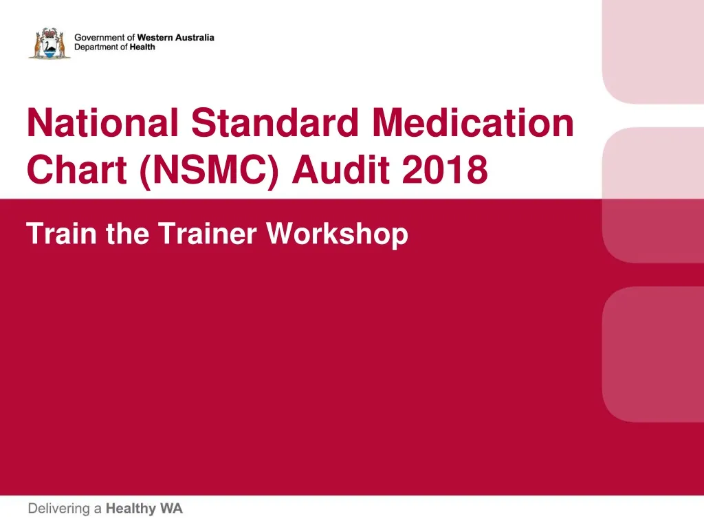 national standard medication chart nsmc audit 2018 n.