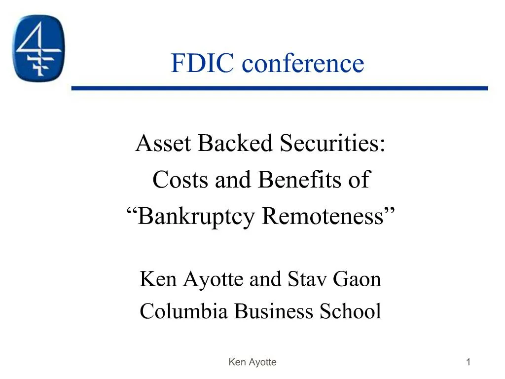 PPT FDIC conference PowerPoint Presentation, free download ID292508