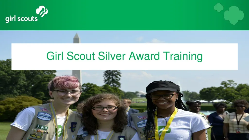 girl scout silver award training n.