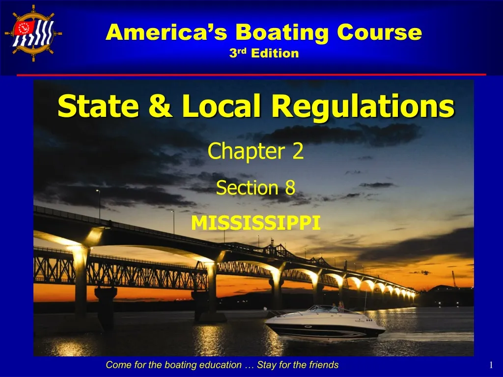 PPT America’s Boating Course 3 rd Edition PowerPoint Presentation
