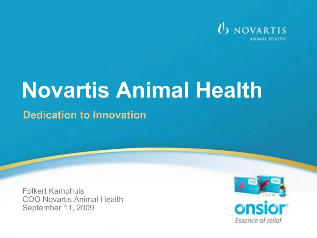 PPT Novartis Animal Health PowerPoint Presentation, free download