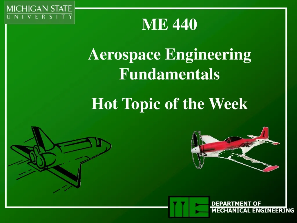 me 440 aerospace engineering fundamentals n.