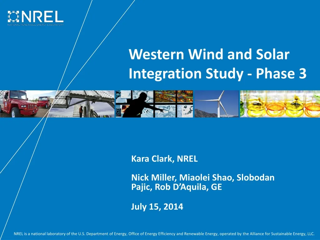 western wind and solar integration study phase 3 n.