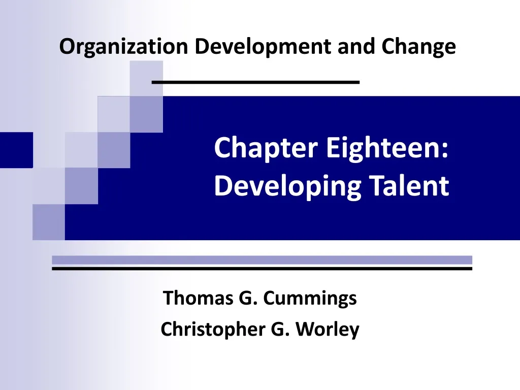 organization development and change n.