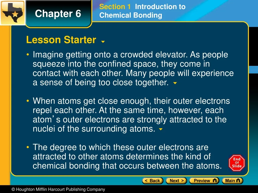 section 1 introduction to chemical bonding n.