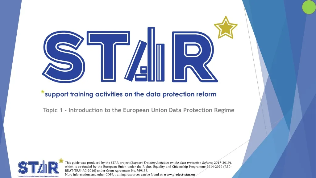 topic 1 introduction to the european union data protection regime n.