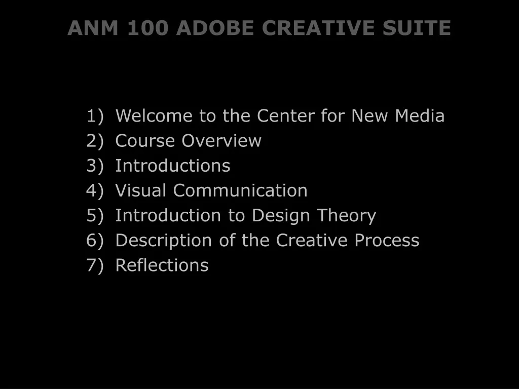 anm 100 adobe creative suite n.