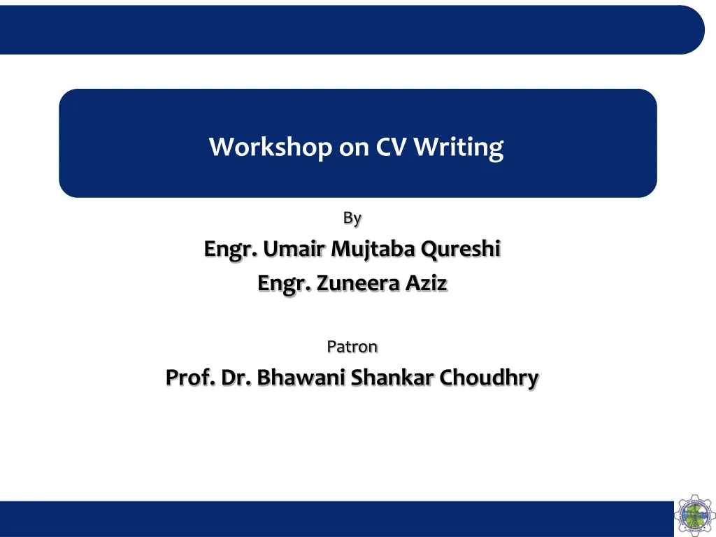 workshop on cv writing n.