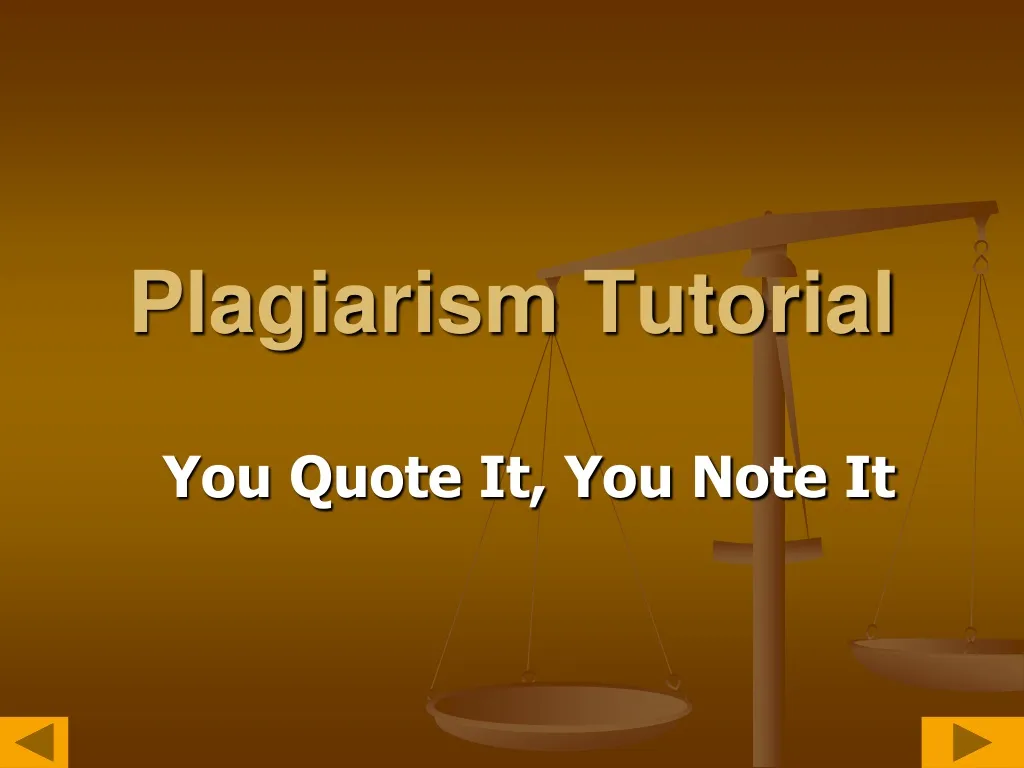 plagiarism tutorial n.