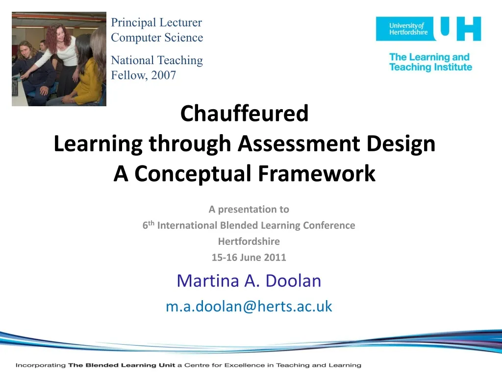 chauffeured learning through assessment design a conceptual framework n.