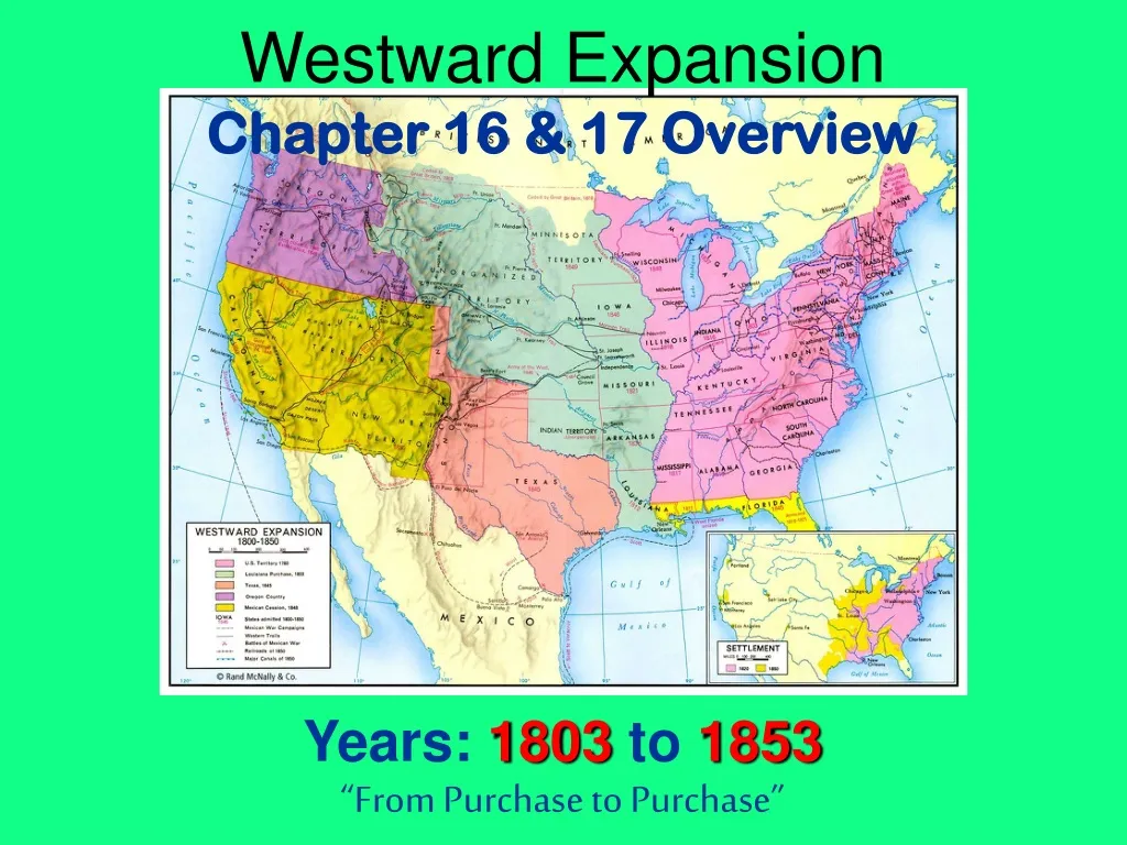 westward expansion chapter 16 17 overview years n.