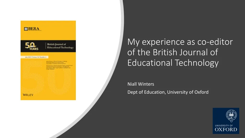british journal of educational technology