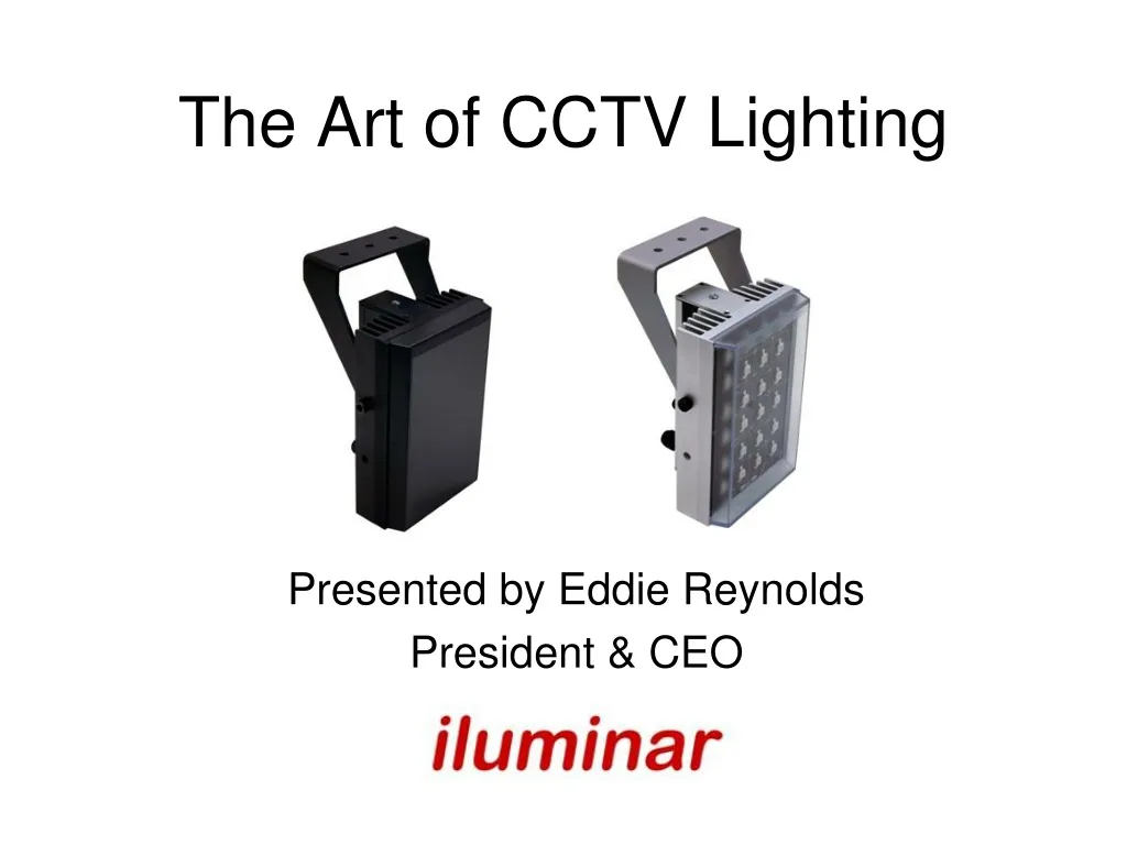 the art of cctv lighting n.