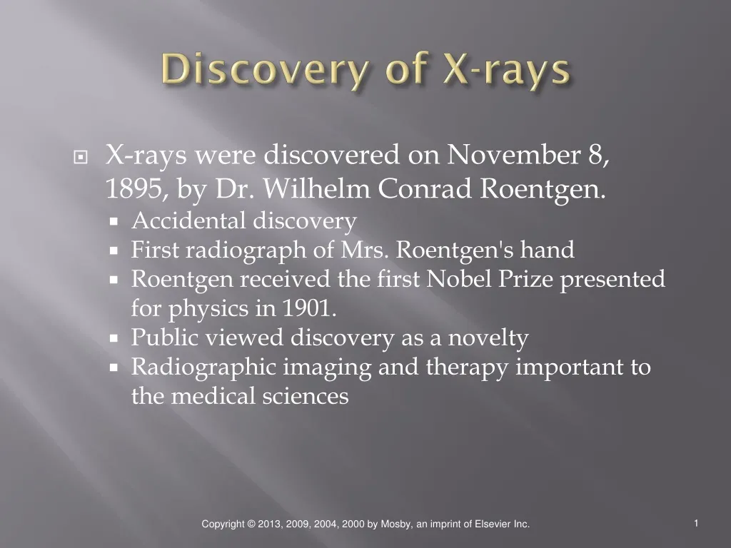 Ppt Discovery Of X Rays Powerpoint Presentation Free Download Id