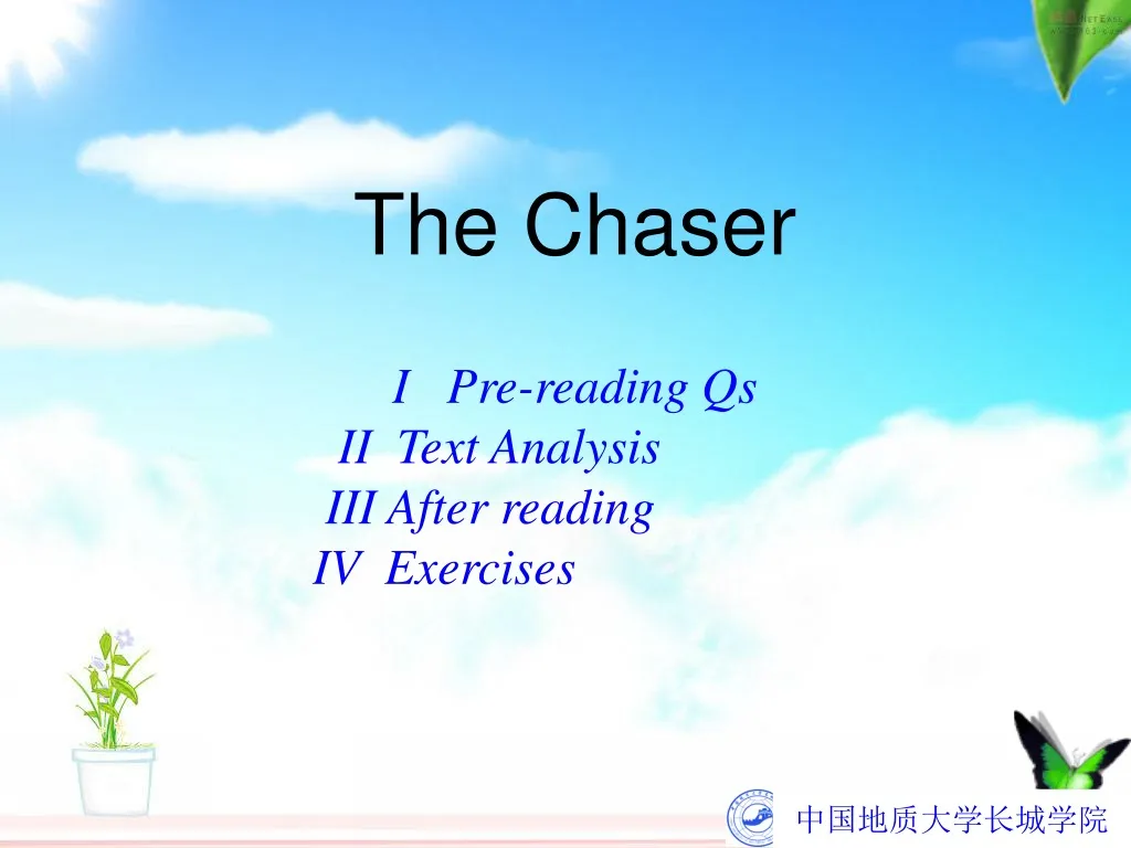 Ppt The Chaser Powerpoint Presentation Free Download Id