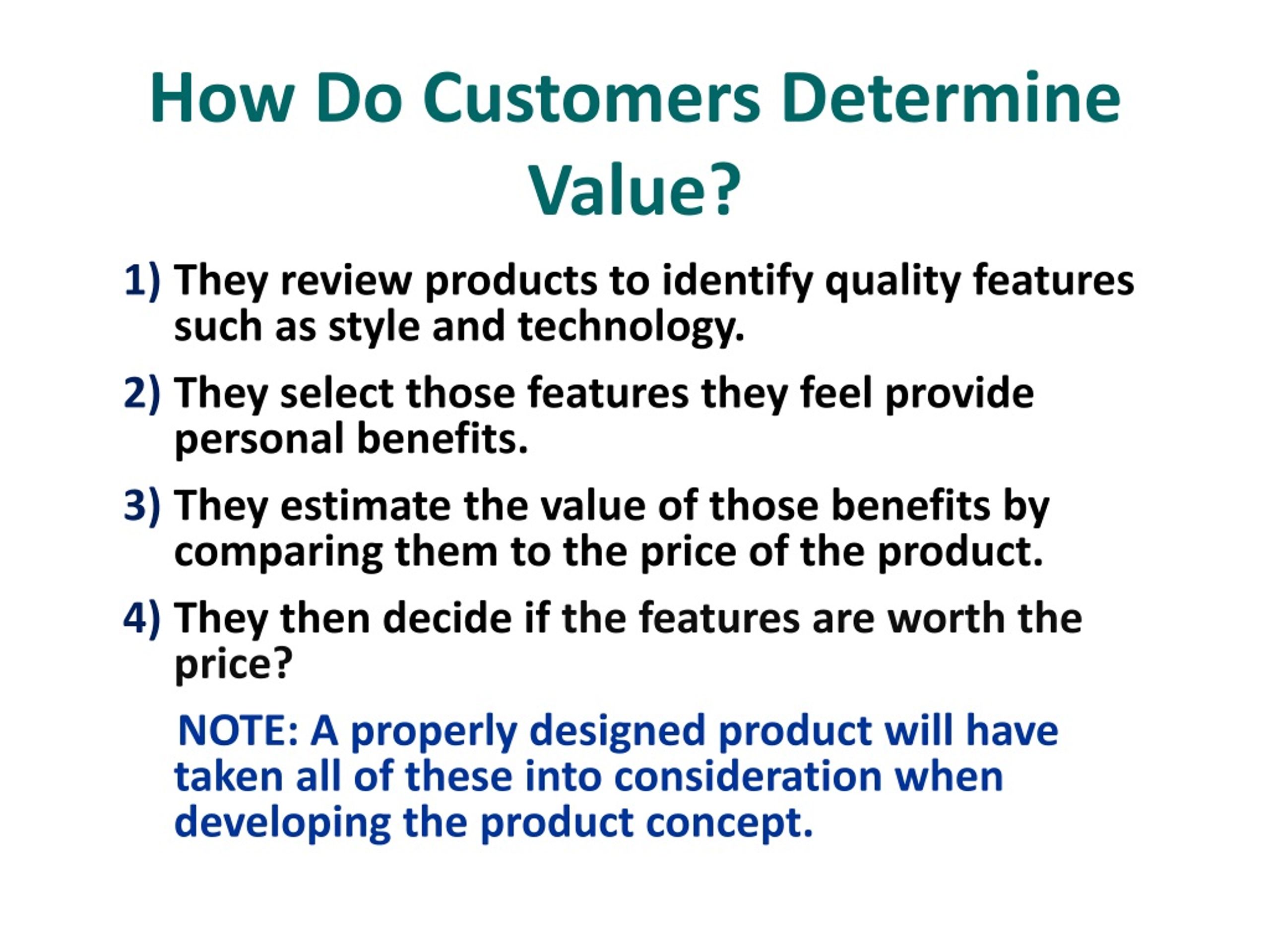 PPT - Customer Values? PowerPoint Presentation, free download - ID:303449