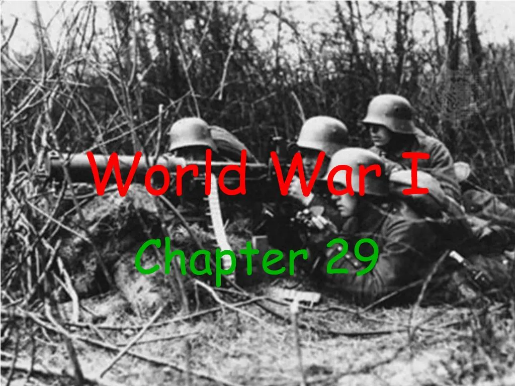 PPT - World War I PowerPoint Presentation, free download - ID:305036