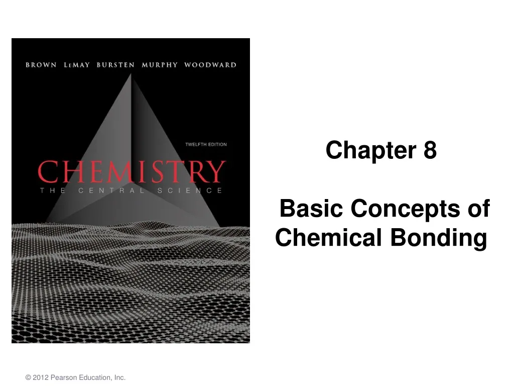 chapter 8 basic concepts of chemical bonding n.