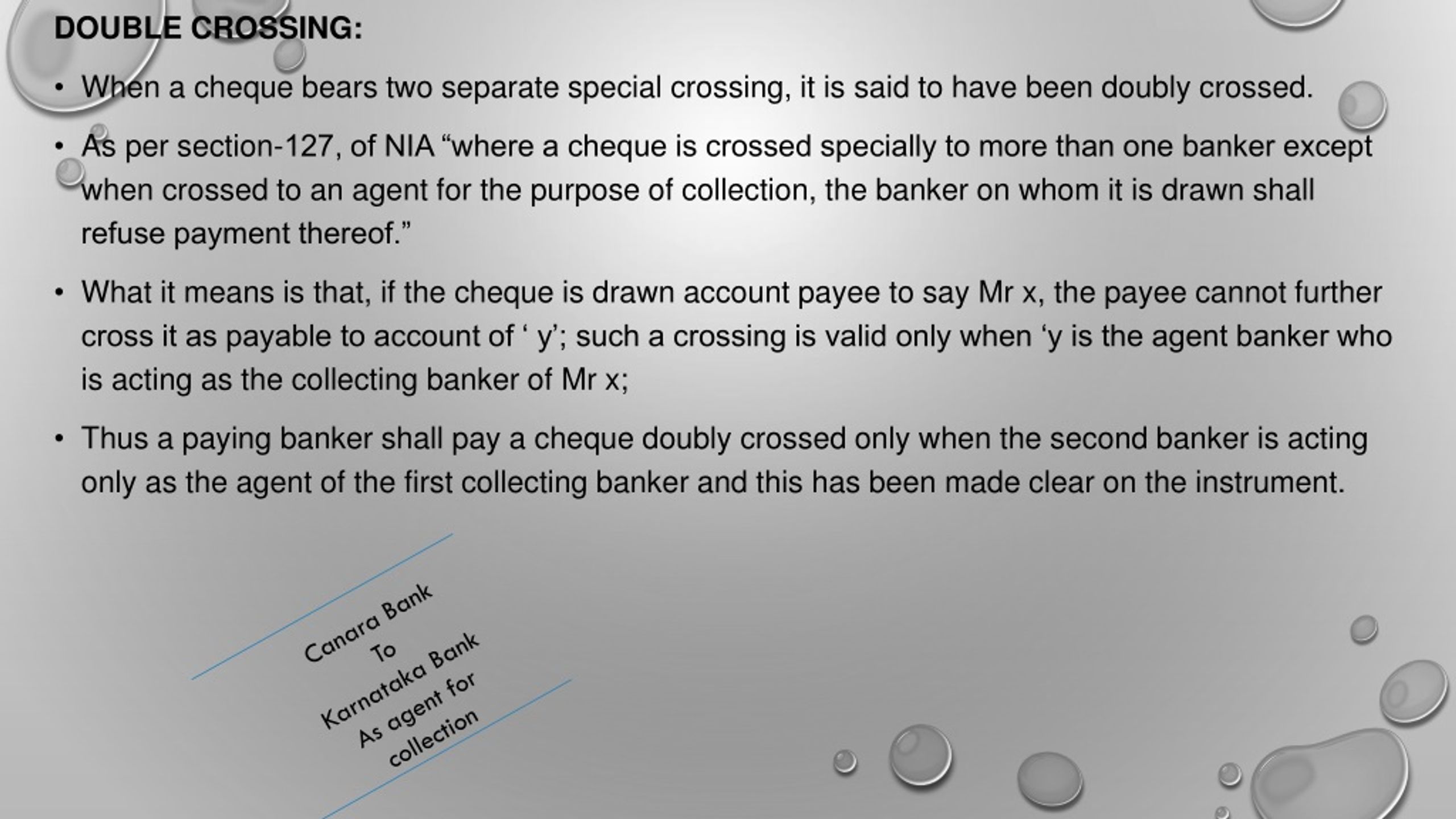 What is 'double crossing' of a cheque? - Quora