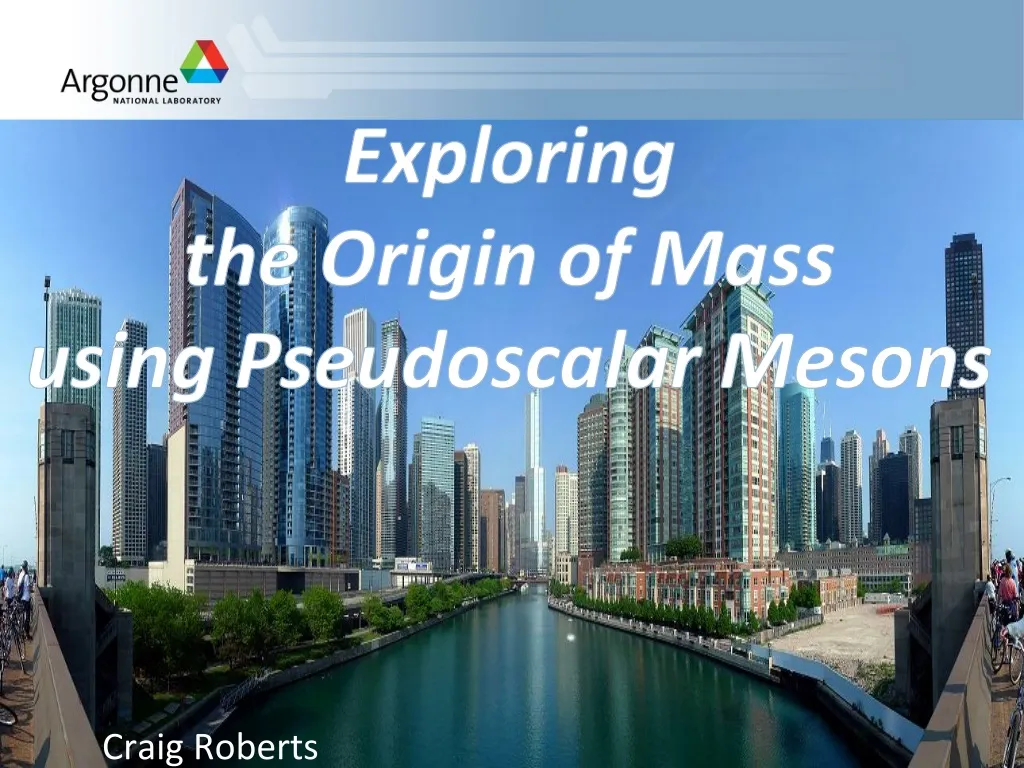 exploring the origin of mass using pseudoscalar n.