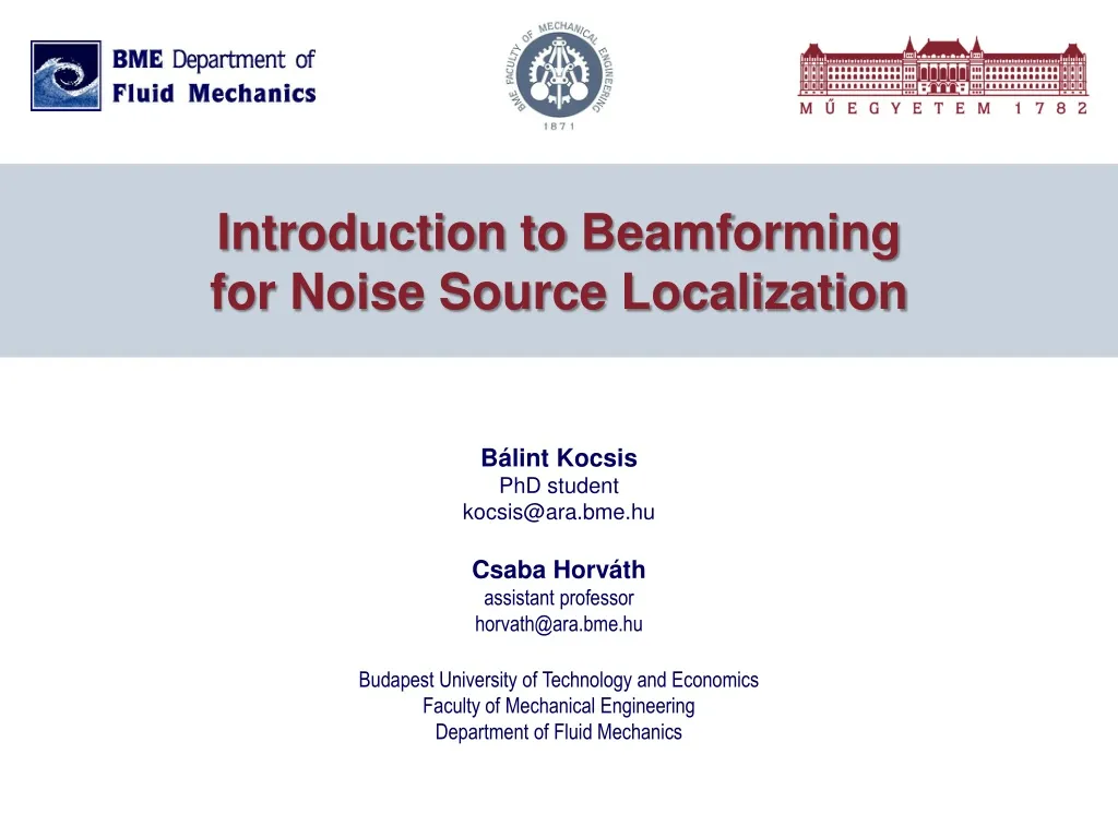 introduction to beamforming for noise source localization n.