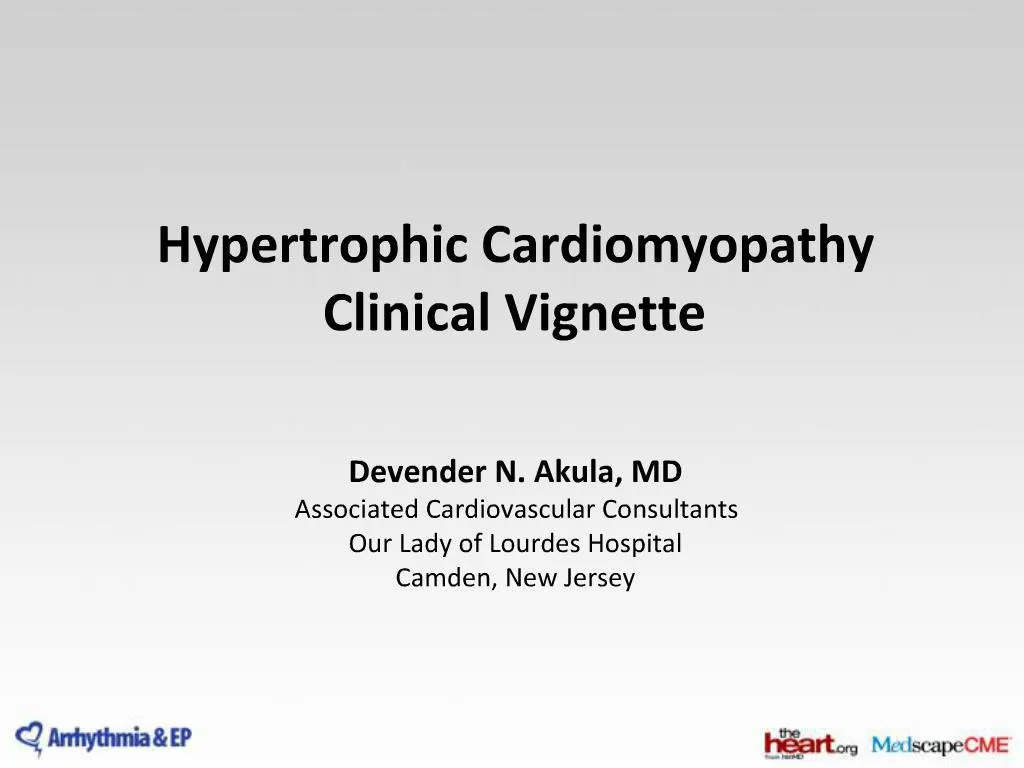 PPT Devender N. Akula, MD Associated Cardiovascular Consultants Our