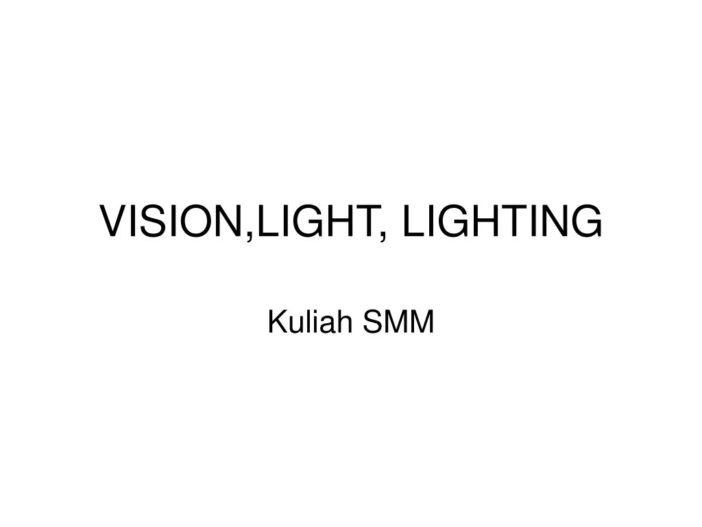 vision light lighting n.