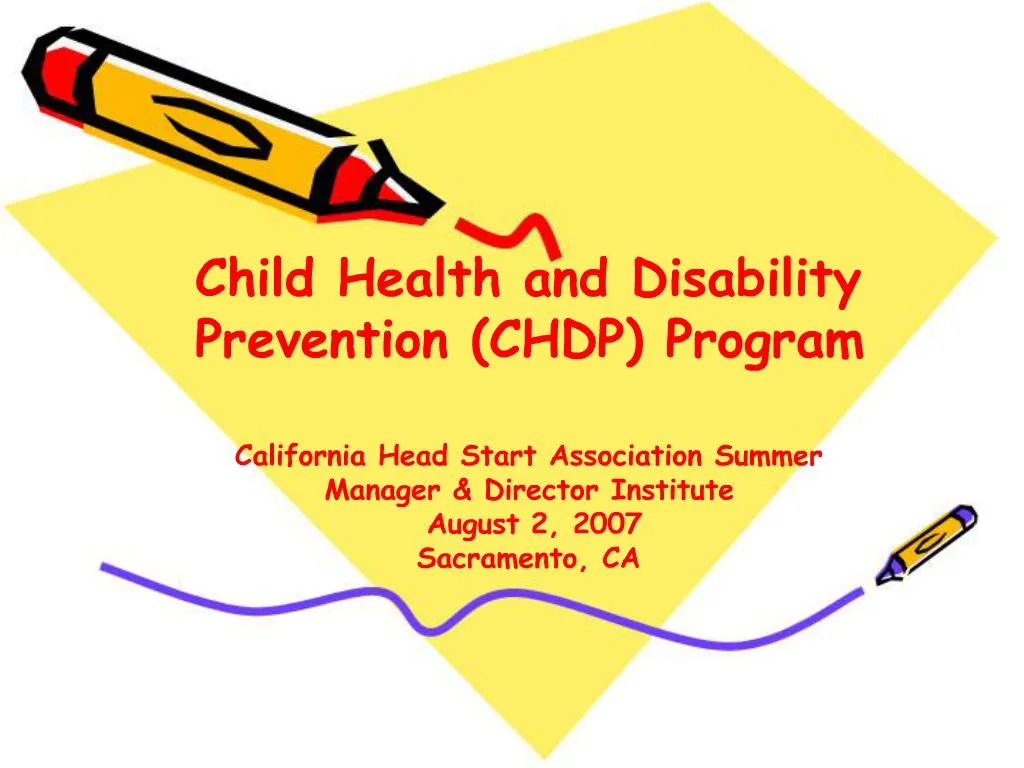 ppt-child-health-and-disability-prevention-chdp-program-california