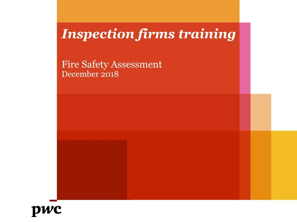inspection firms training n.