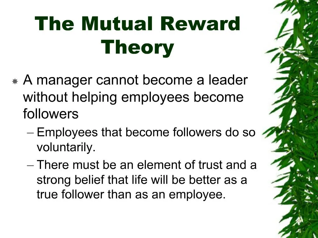 mutual reward theory