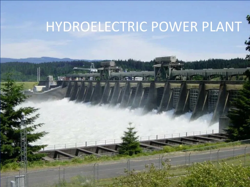 presentation on hydroelectric power plant