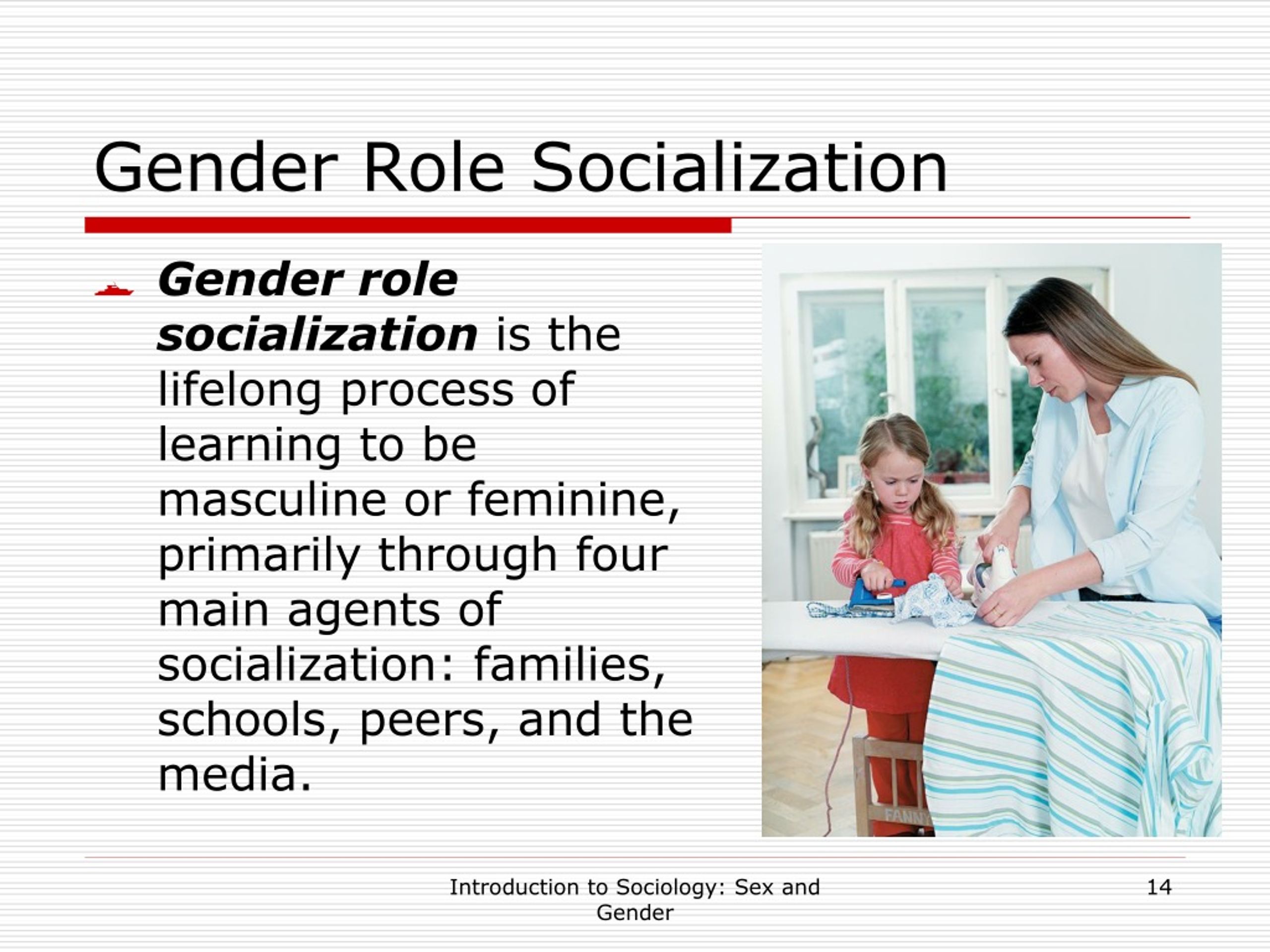 research on gender role socialization during childhood has found that