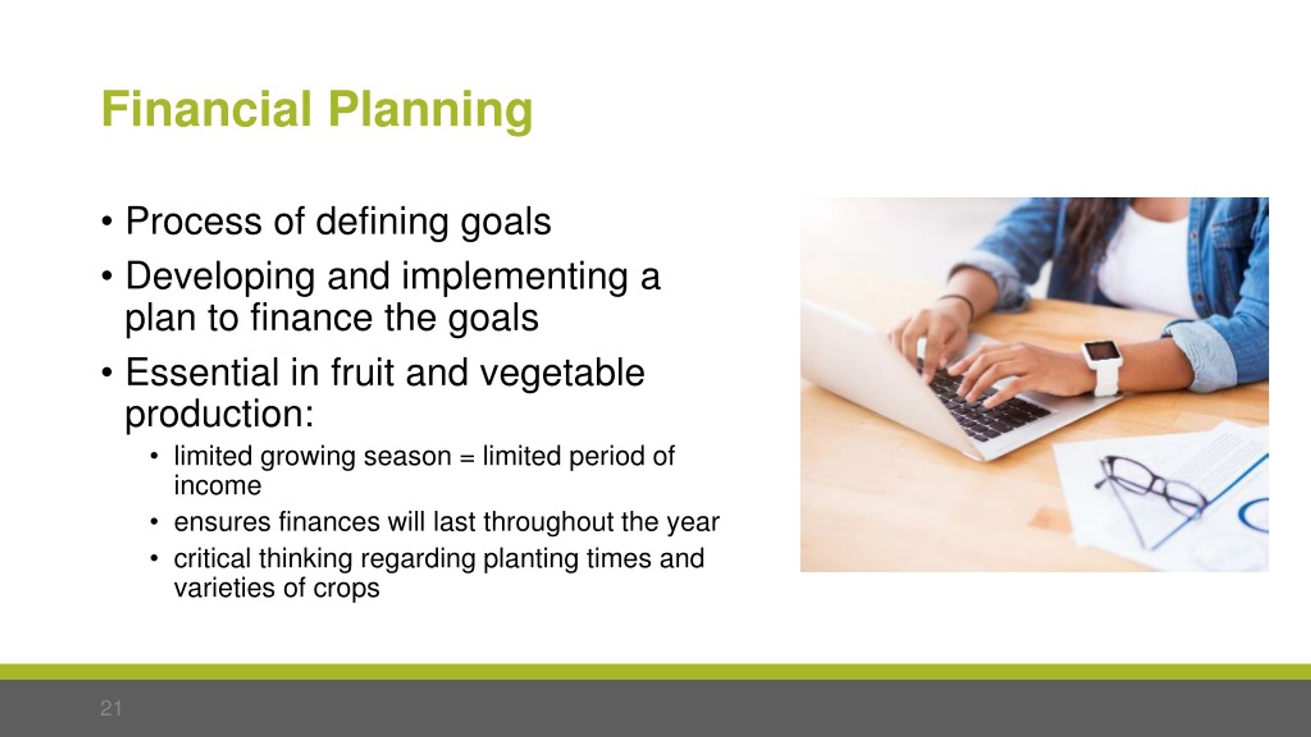 business plan of vegetables and fruits