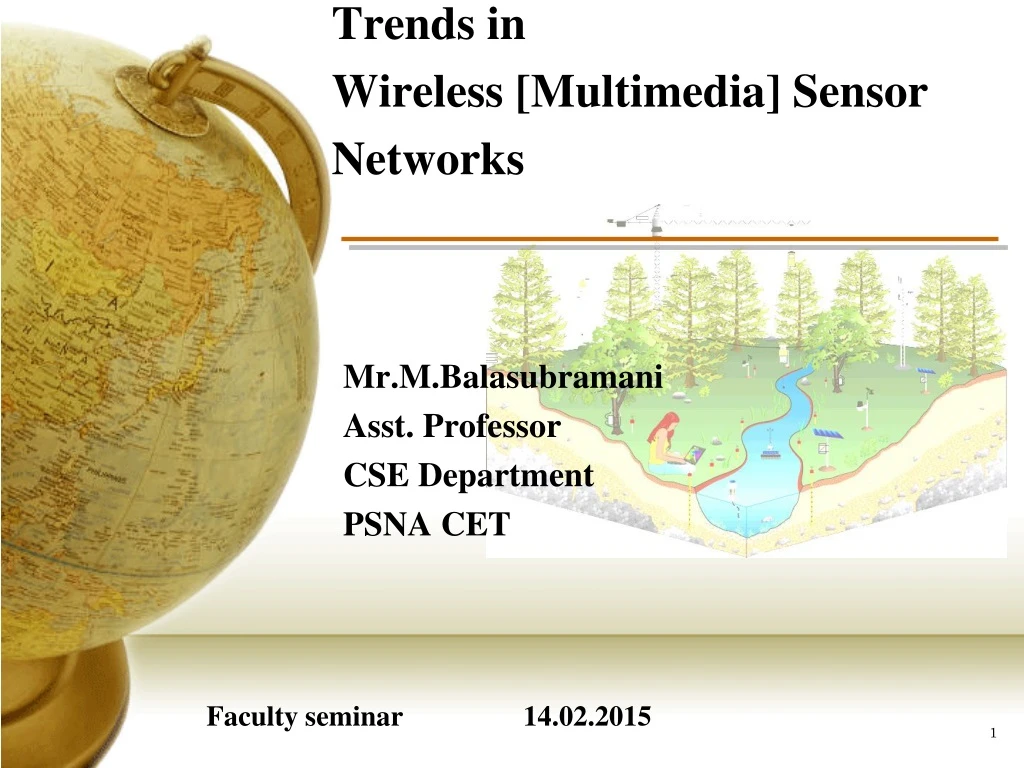 trends in wireless multimedia sensor networks n.